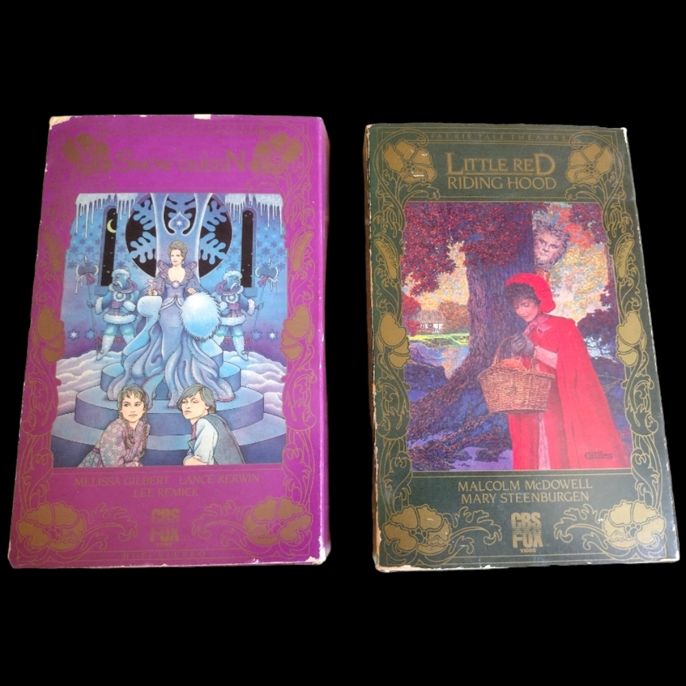 2 vintage faerie tale theatre Vhs